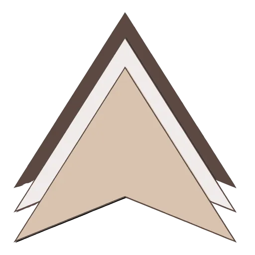 🔼 Эмодзи «Бежевые буквы» для Telegram