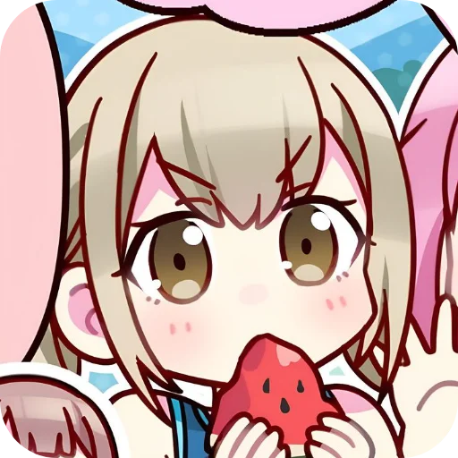 🤤 Стикер «Kohane Azusawa» для Telegram