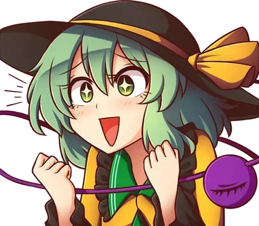 🤩 Стикер «Koishi Komeiji» для Telegram