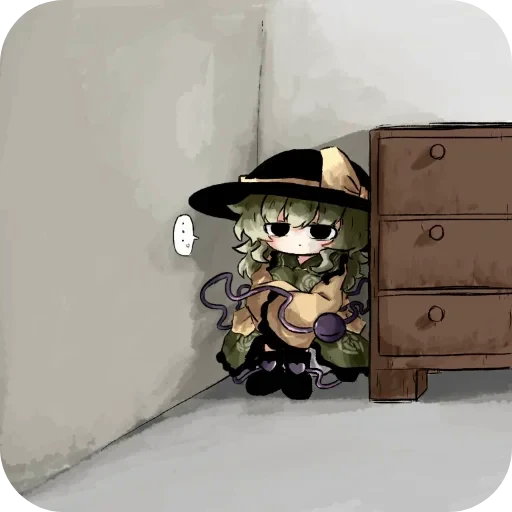 ❤ Стикер «Koishi Komeiji» для Telegram