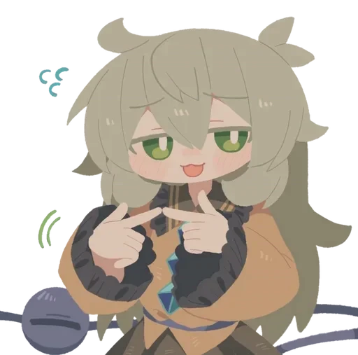 ❤️ Стикер «Koishi Komeiji» для Telegram