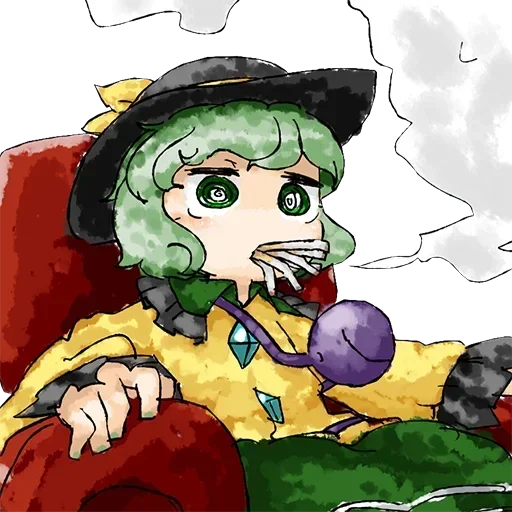 🚬 Стикер «Koishi Komeiji» для Telegram