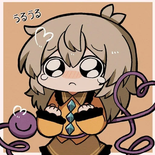 ❤️ Стикер «Koishi Komeiji» для Telegram