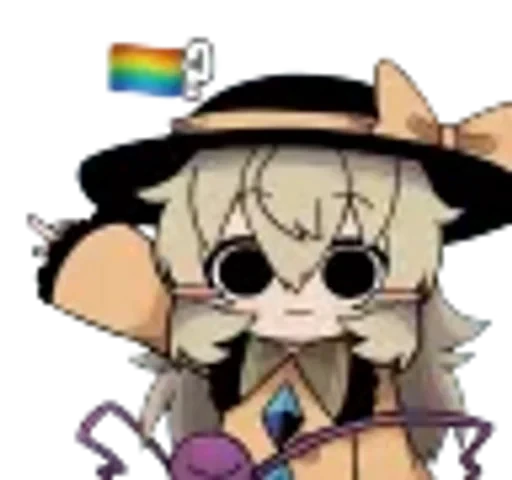 🌟 Стикер «Koishi Komeiji» для Telegram