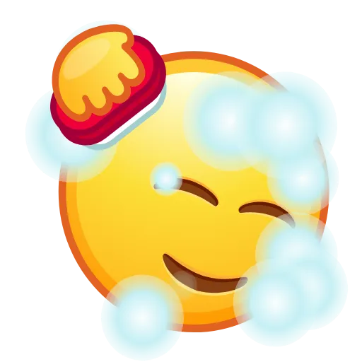 🛀 Стикер «Retro Kolobok Emoji» для Telegram