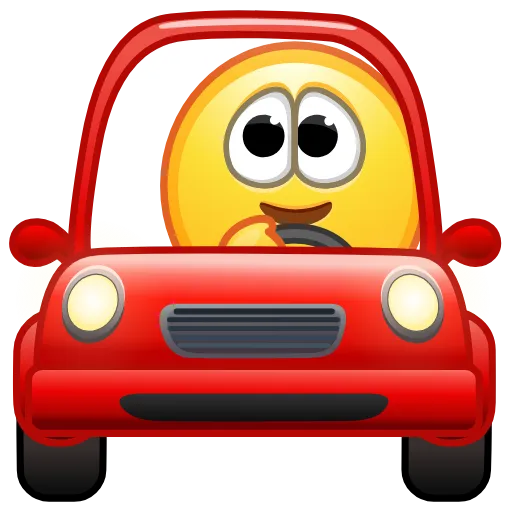 🚗 Стикер «Retro Kolobok Emoji» для Telegram