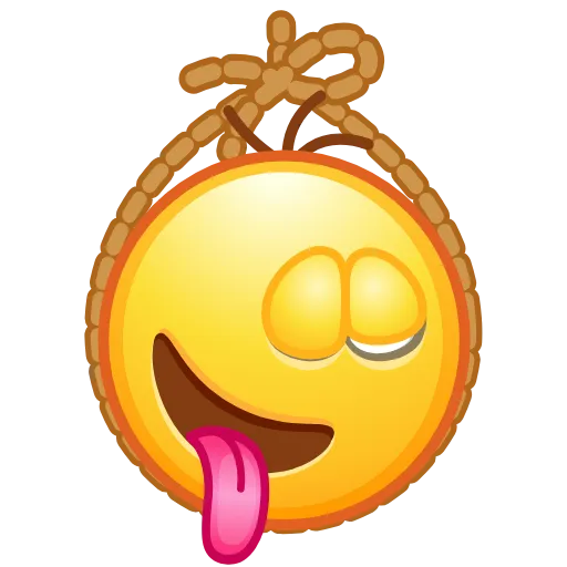 😵 Стикер «Retro Kolobok Emoji» для Telegram
