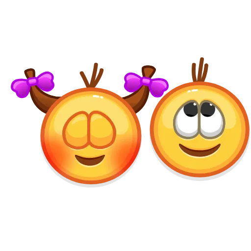 😘 Стикер «Retro Kolobok Emoji» для Telegram