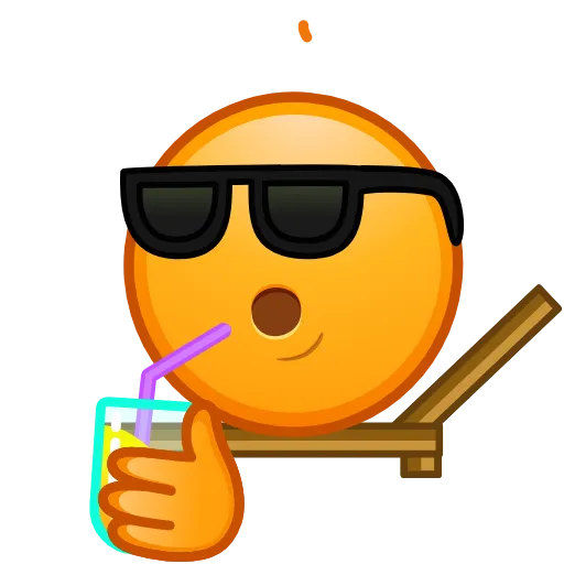 😎 Стикер «Retro Kolobok Emoji» для Telegram