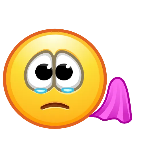 🤧 Стикер «Retro Kolobok Emoji» для Telegram
