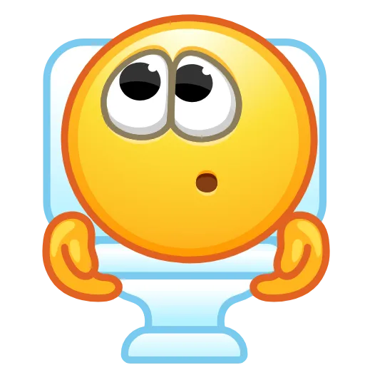 🚽 Стикер «Retro Kolobok Emoji» для Telegram