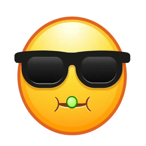 😎 Стикер «Retro Kolobok Emoji» для Telegram