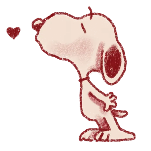 🌟 Стикер «Snoopy Valentines Day» для Telegram