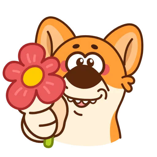Стикерпак Коржик для Telegram