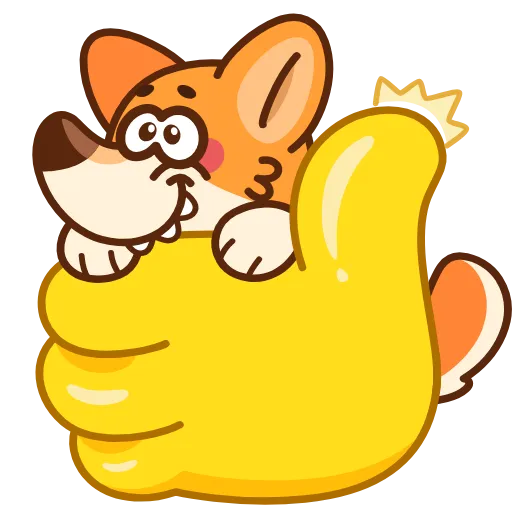 👍 Эмодзи «Коржик» для Telegram