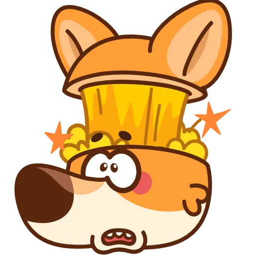 🤯 Эмодзи «Коржик» для Telegram