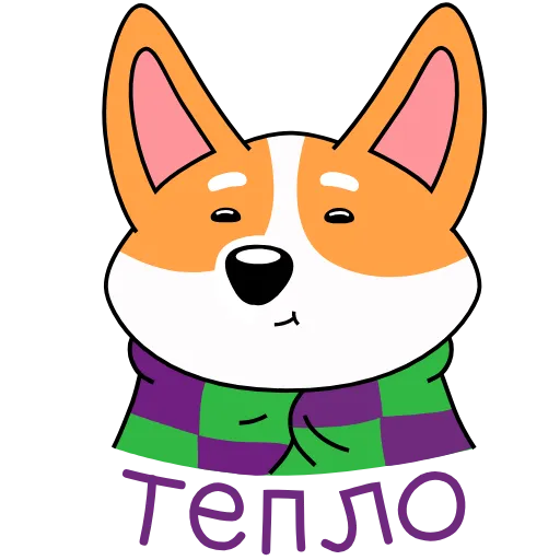 😌 Стикер «Korzhik» для Telegram