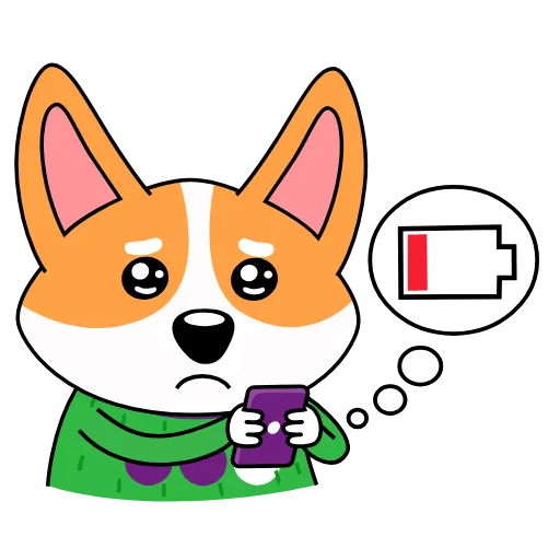 🔋 Стикер «Korzhik» для Telegram