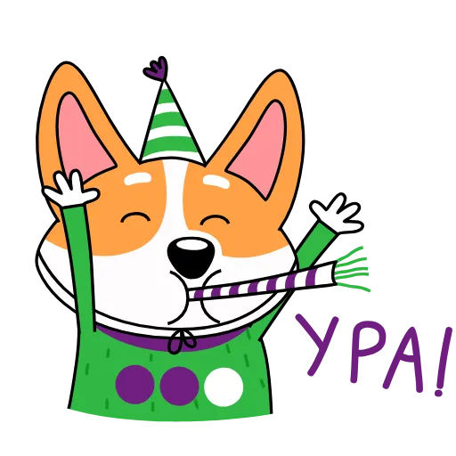 🎉 Стикер «Korzhik» для Telegram