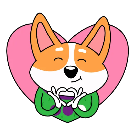 ❤️ Стикер «Korzhik» для Telegram