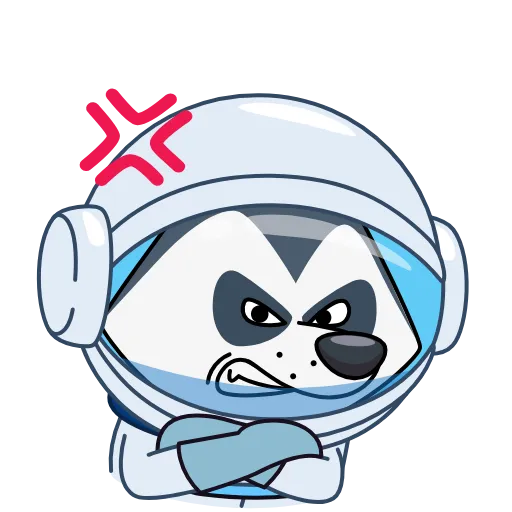 😡 Эмодзи «Космопёс» для Telegram