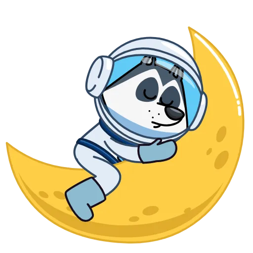 😴 Эмодзи «Космопёс» для Telegram