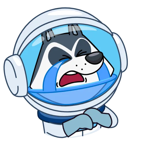 😭 Эмодзи «Космопёс» для Telegram