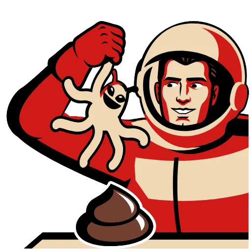 💩 Эмодзи «Космос» для Telegram