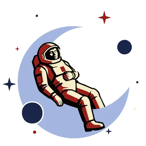 😴 Эмодзи «Космос» для Telegram