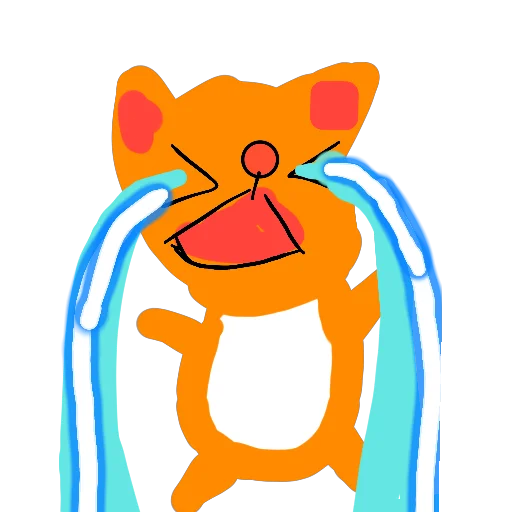 😭 Стикер «Кот Рыжик» для Telegram
