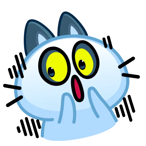 😱 Эмодзи «Котик-призрак» для Telegram