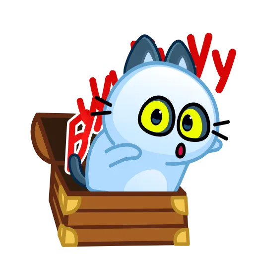 👻 Эмодзи «Котик-призрак» для Telegram