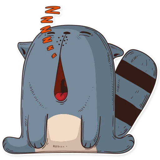 🥱 Стикер «KotikiCats» для Telegram