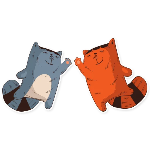 👌 Стикер «KotikiCats» для Telegram