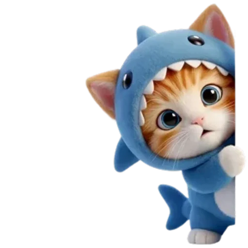 🐈 Стикер «Котоакула» для Telegram