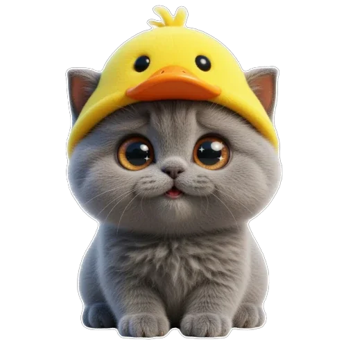 😄 Стикер «Котомания» для Telegram