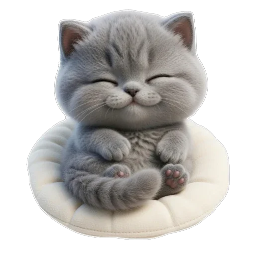 😴 Стикер «Котомания» для Telegram