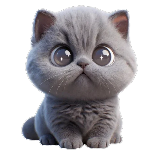 😳 Стикер «Котомания» для Telegram