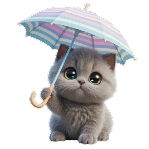 ☔ Стикер «Котомания» для Telegram