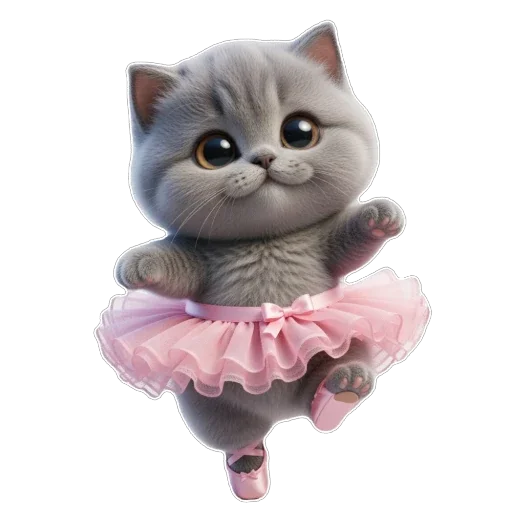 💃 Стикер «Котомания» для Telegram
