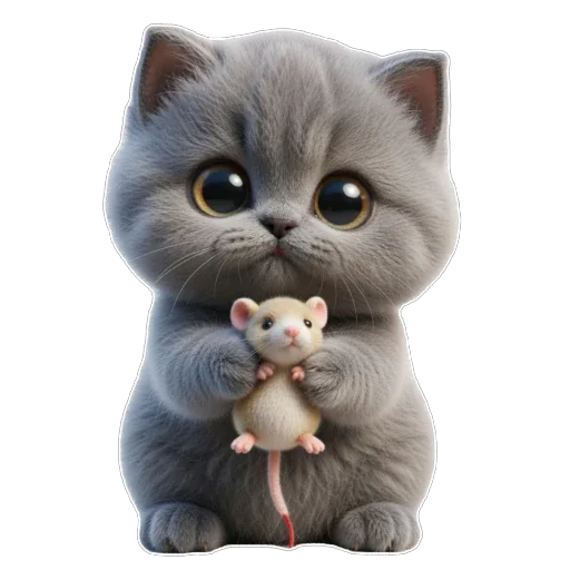 🐱 Стикер «Котомания» для Telegram