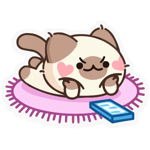 😈 Эмодзи «Набор эмоджи с Котей из ВК в качестве» для Telegram