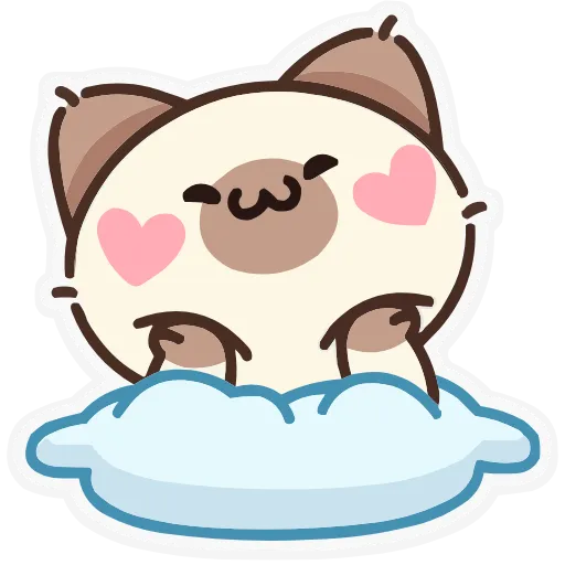😌 Эмодзи «Набор эмоджи с Котей из ВК в качестве» для Telegram