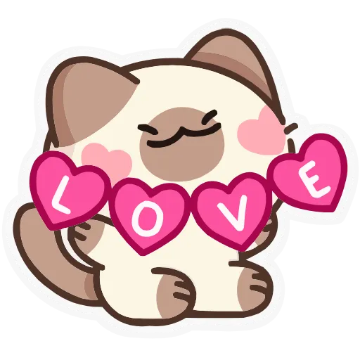 🥰 Эмодзи «Набор эмоджи с Котей из ВК в качестве» для Telegram