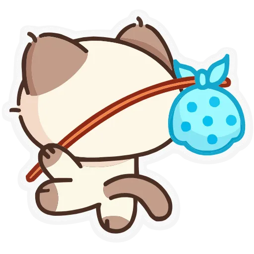 👋 Эмодзи «Набор эмоджи с Котей из ВК в качестве» для Telegram