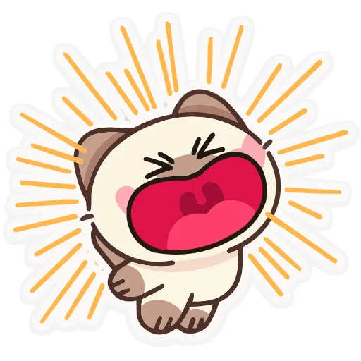 😆 Эмодзи «Набор эмоджи с Котей из ВК в качестве» для Telegram