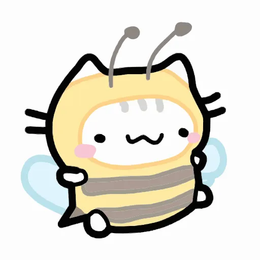 🐝 Эмодзи «Котята» для Telegram