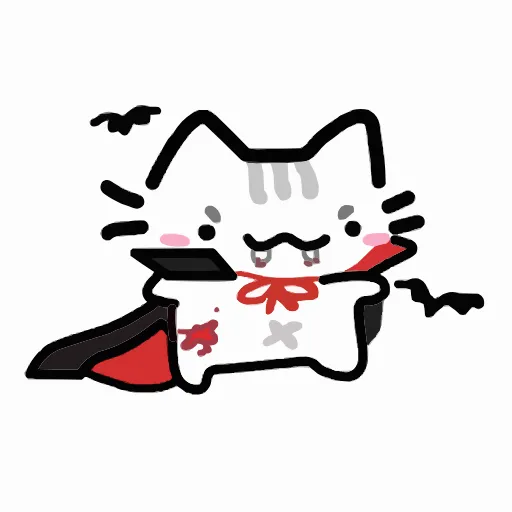 🦇 Эмодзи «Котята» для Telegram