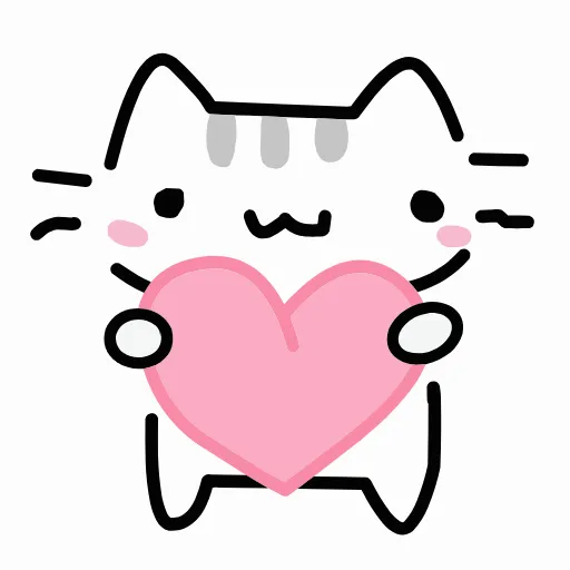 ❤️ Эмодзи «Котята» для Telegram