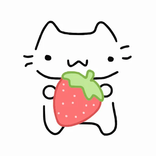 🍓 Эмодзи «Котята» для Telegram